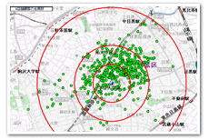 診療圏分析イメージ