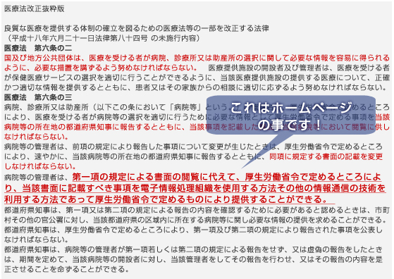 ホームページ開設は「コンプライアンス（法令遵守）」に対応。イメージ